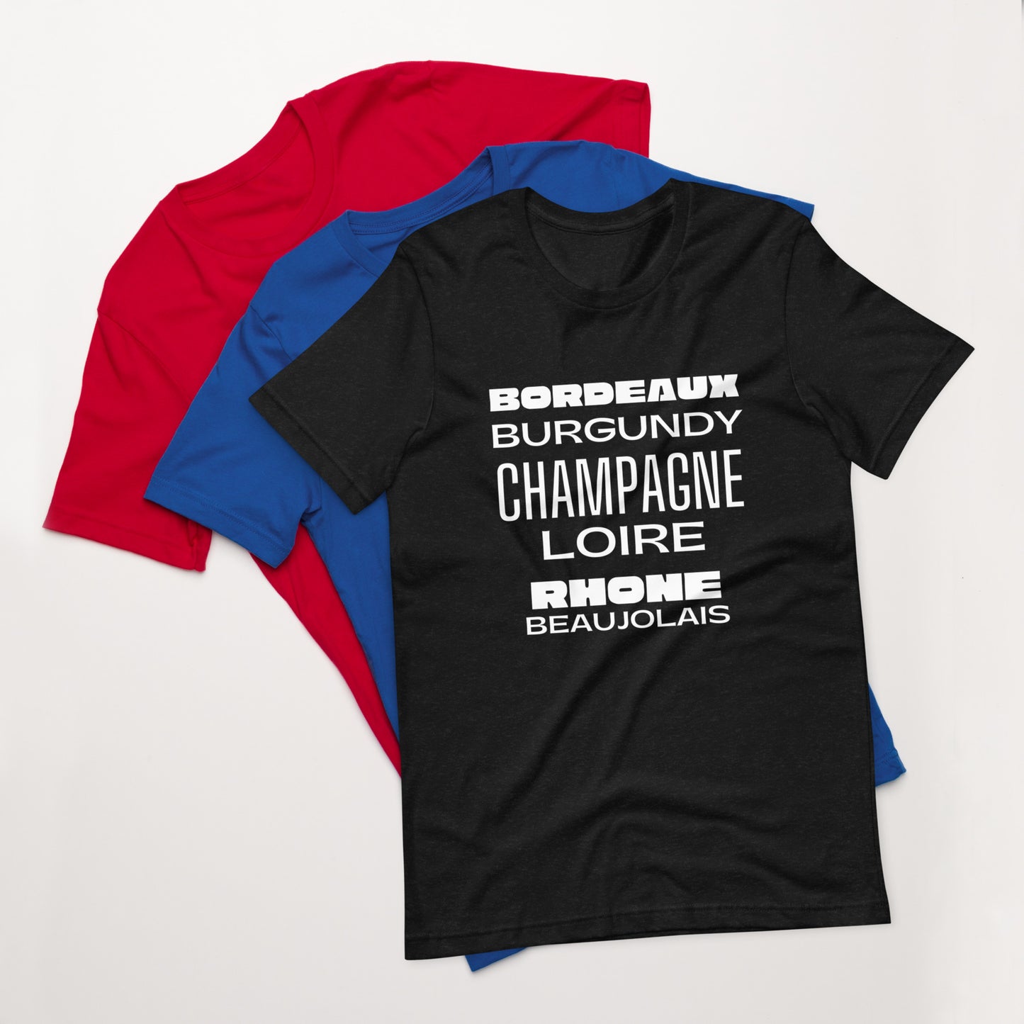 French Wine Regions Unisex t-shirt image 4