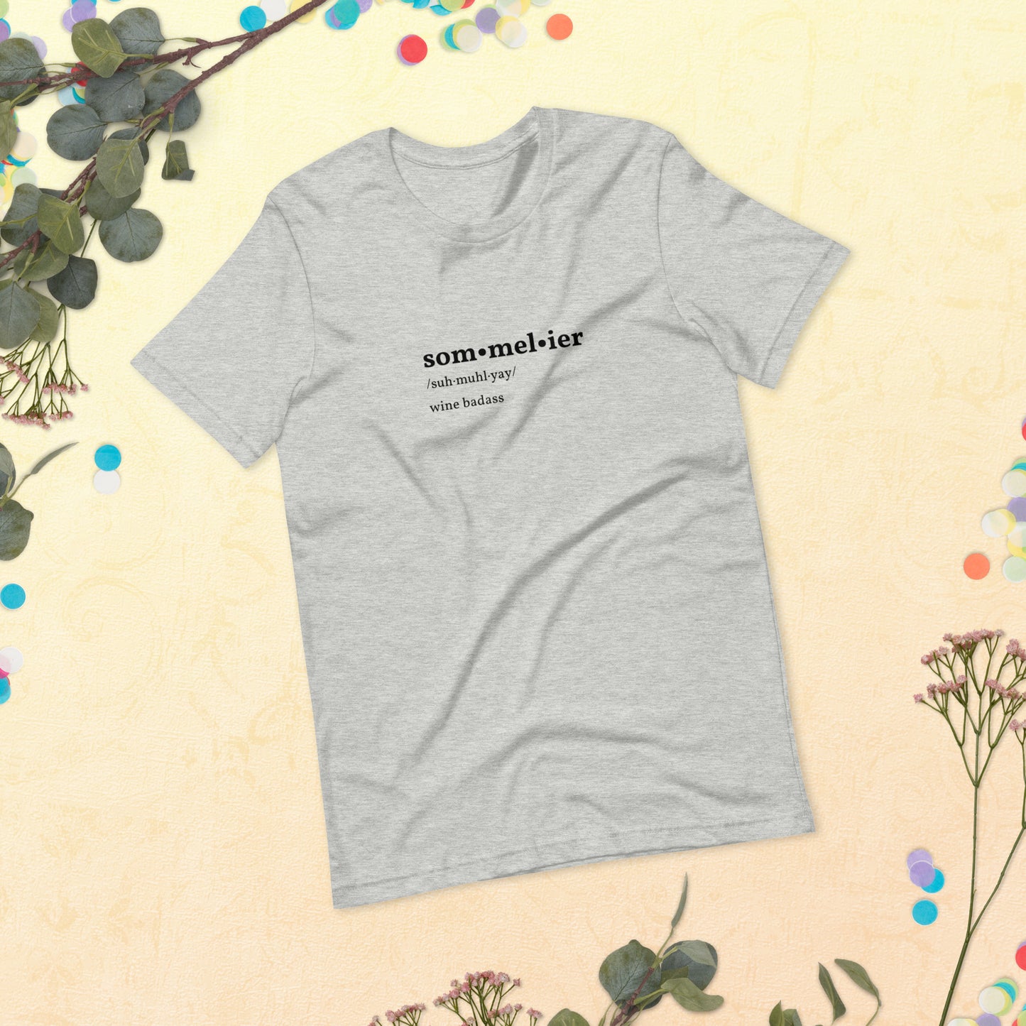 Sommelier Unisex t-shirt image 3