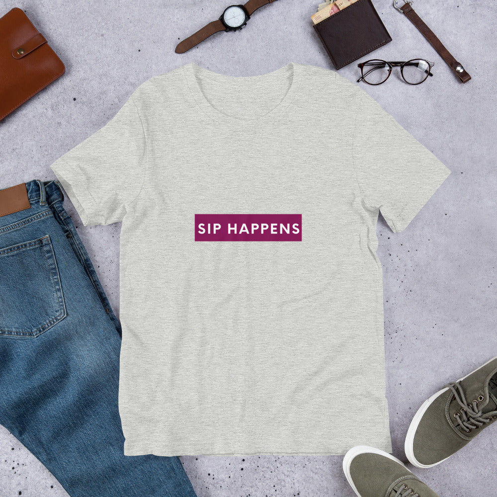 Sip Happens Unisex t-shirt image 1