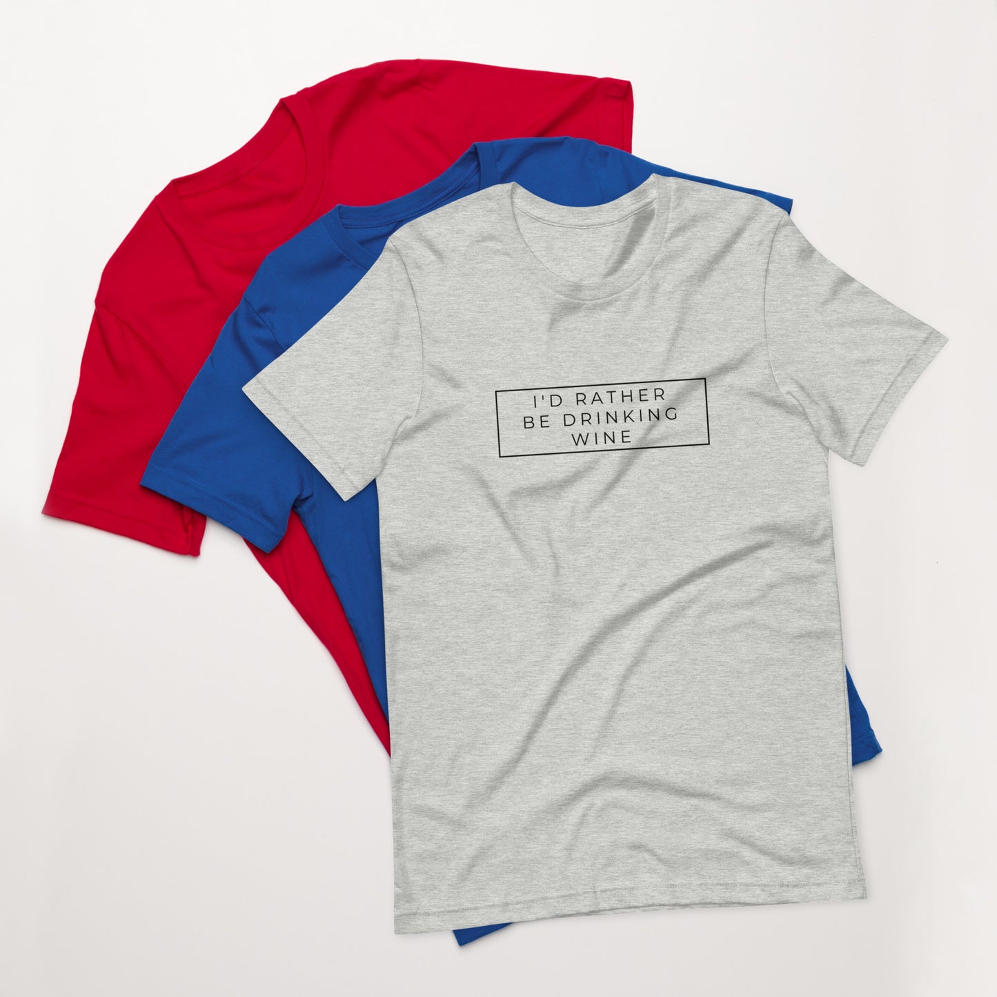 I'd Rather Be Wine Tasting Unisex t-shirt image 3