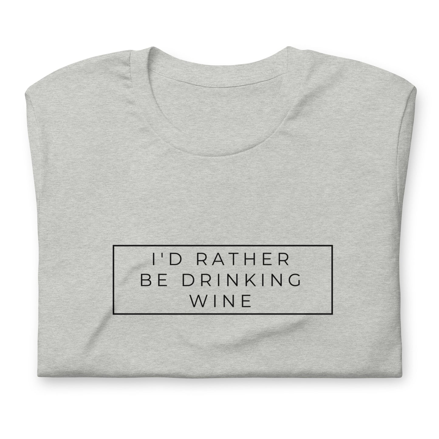 I'd Rather Be Wine Tasting Unisex t-shirt image 5