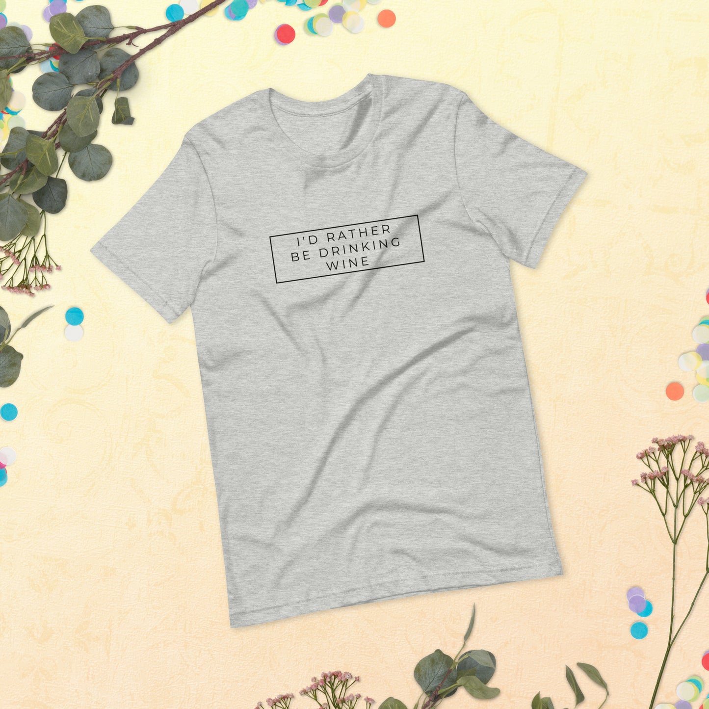 I'd Rather Be Wine Tasting Unisex t-shirt image 4