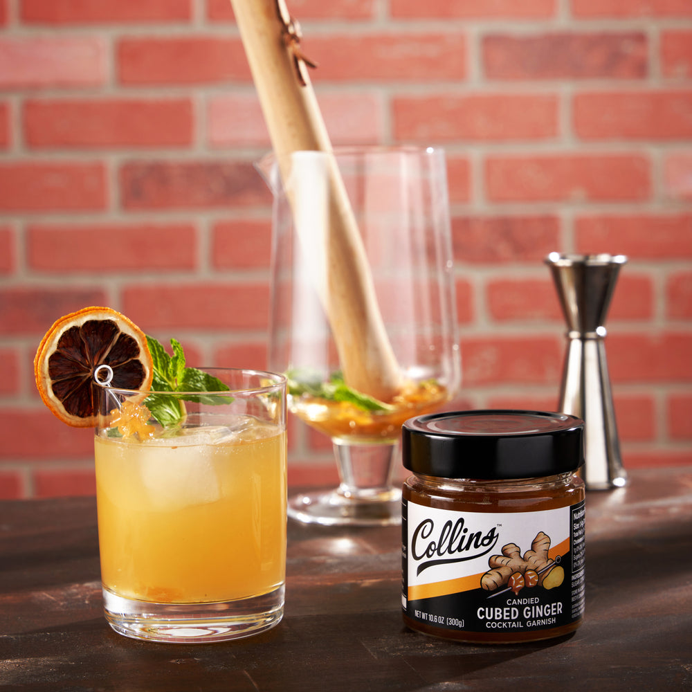 Collins Candied Stem Ginger in Syrup, 10.6 oz