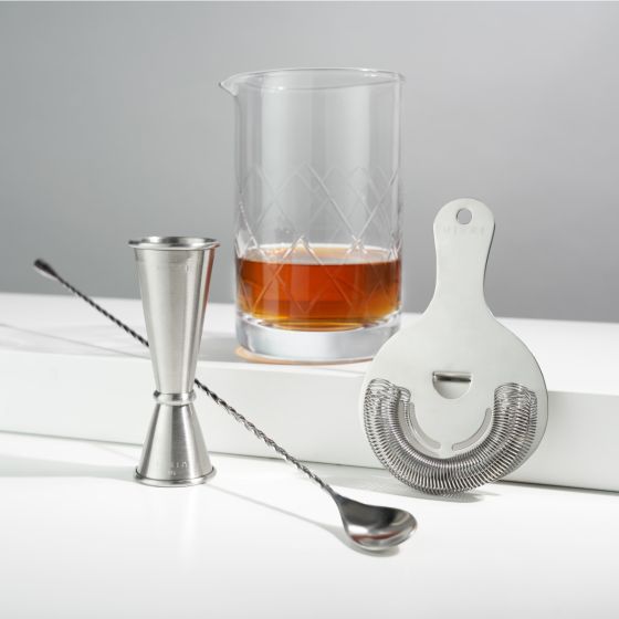 4-Piece Stainless Steel Mixologist Barware Set image 2