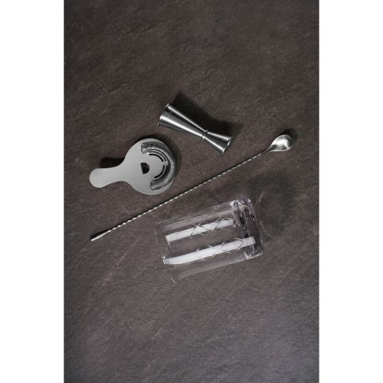 4-Piece Stainless Steel Mixologist Barware Set image 5