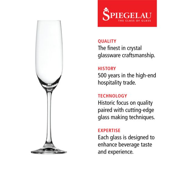 Spiegelau Salute 7.4 oz Champagne Flute (set of 4) image 2