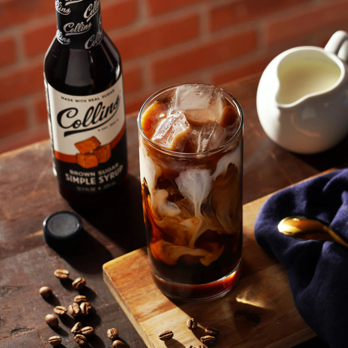 Collins Brown Sugar Simple Syrup, 32 oz
