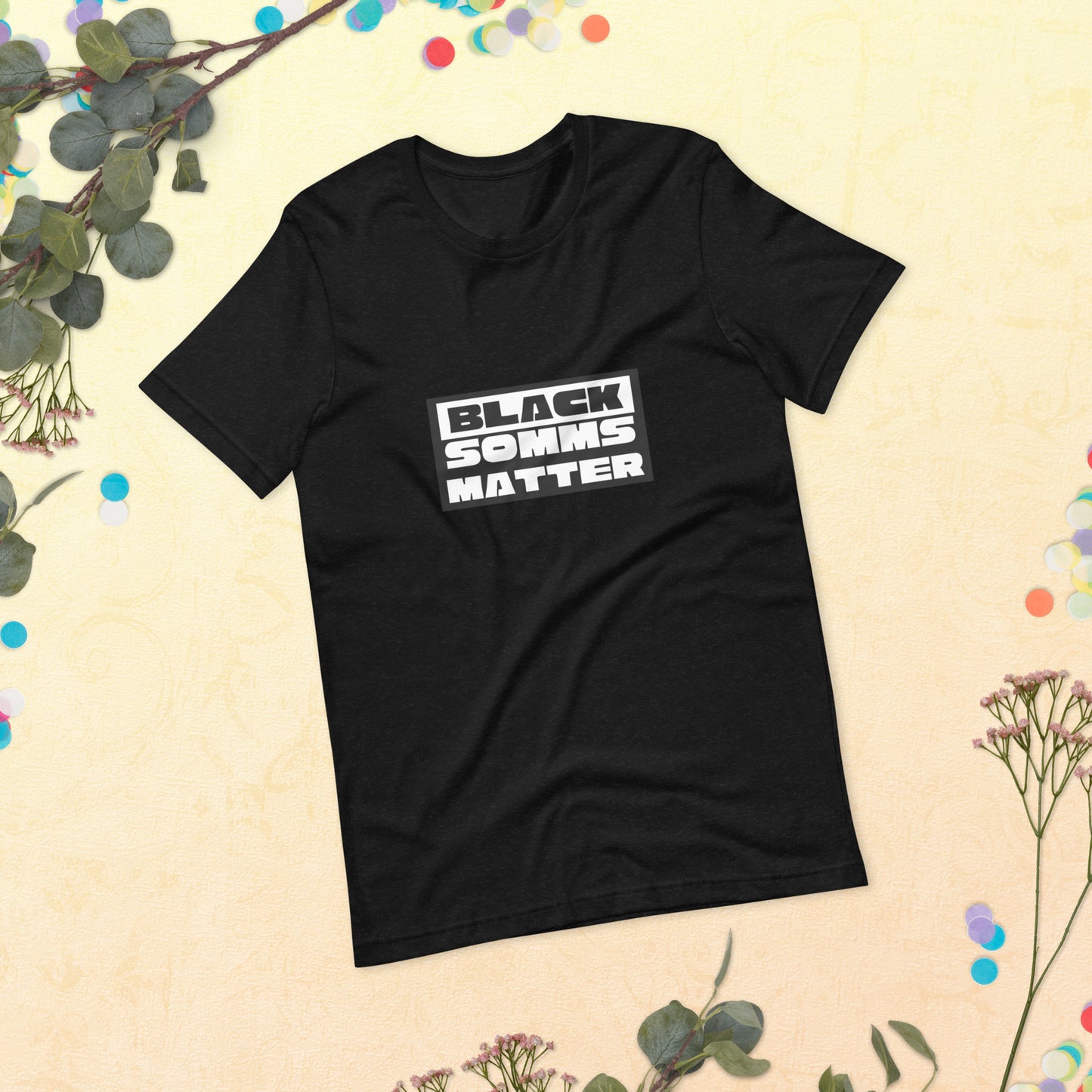 Black Somms Matter Unisex t-shirt image 3
