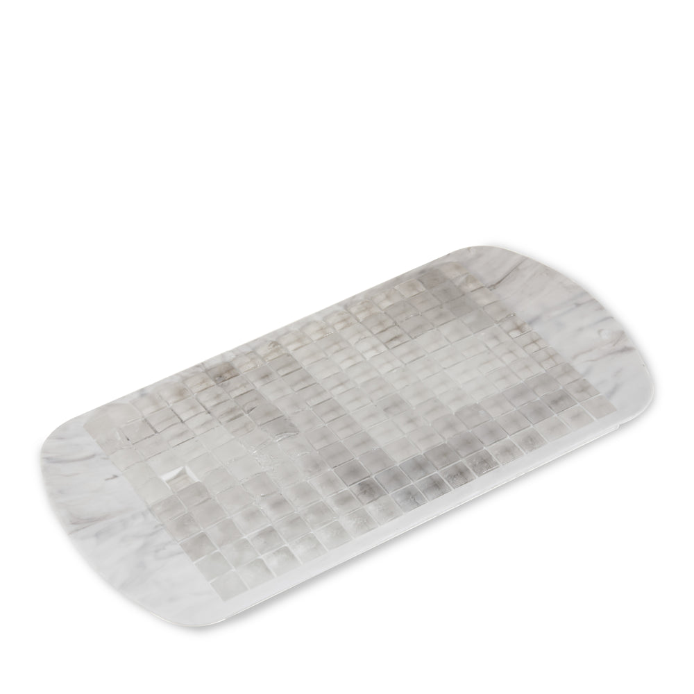 Host Mini Ice Cube Tray in Gray Marble