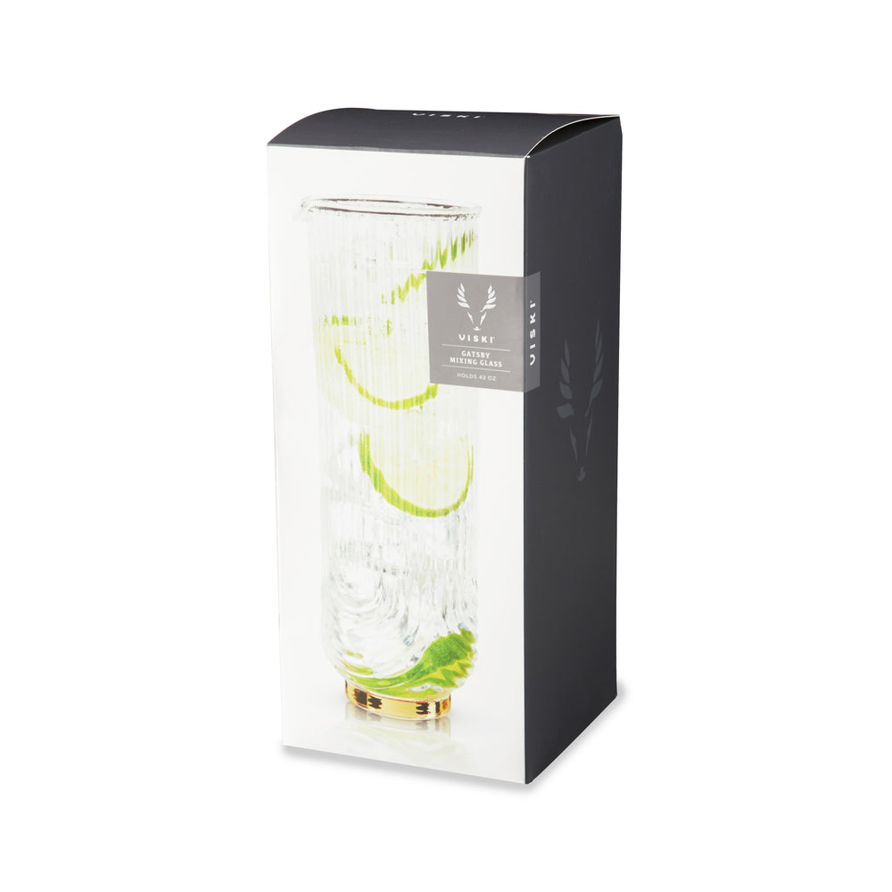Viski Deco Gatsby Crystal Mixing Glass Carafe