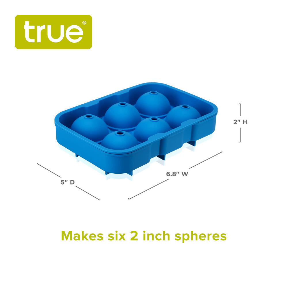 True Sphere 2" Silicone Ice Sphere Mold in Blue