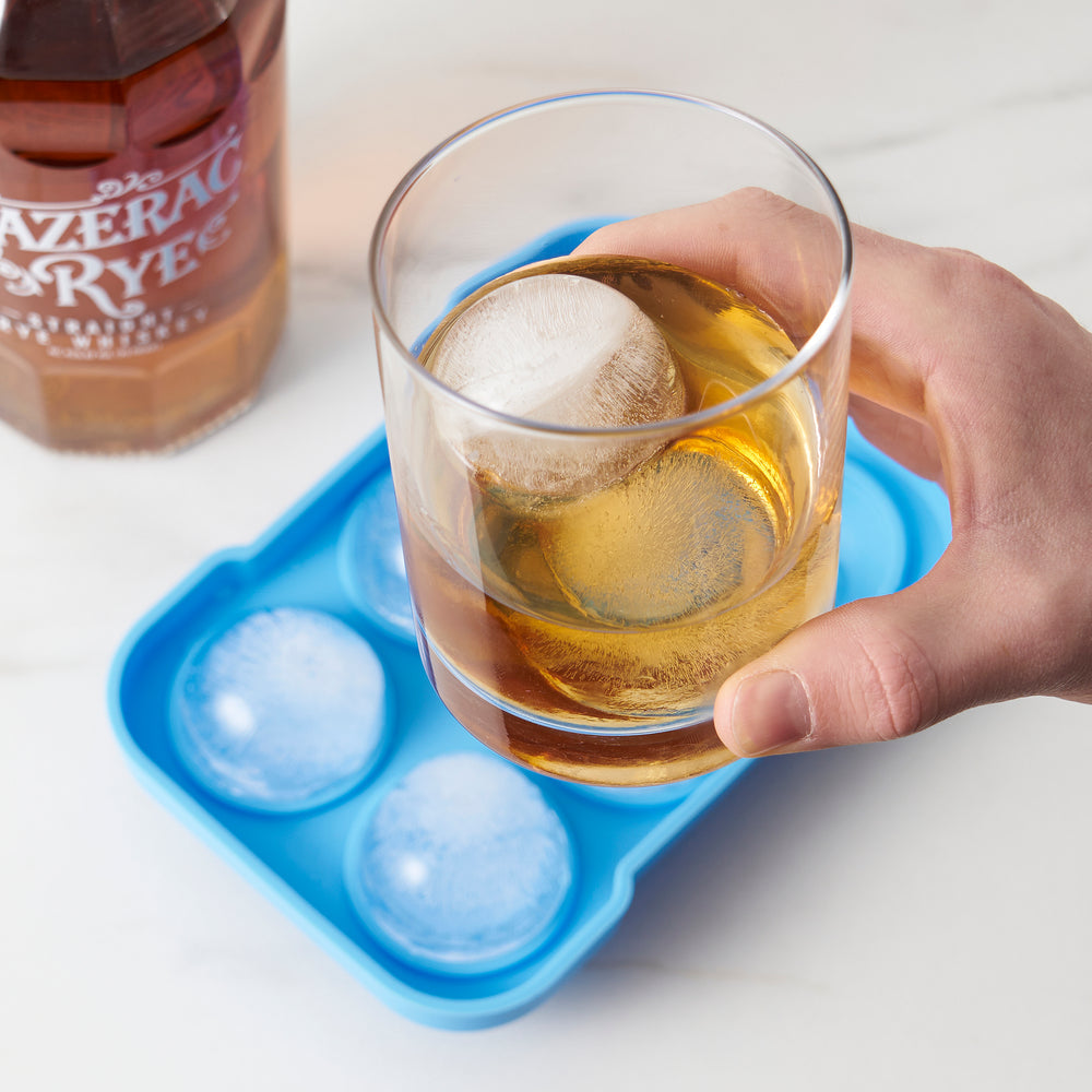 True Sphere 2" Silicone Ice Sphere Mold in Blue