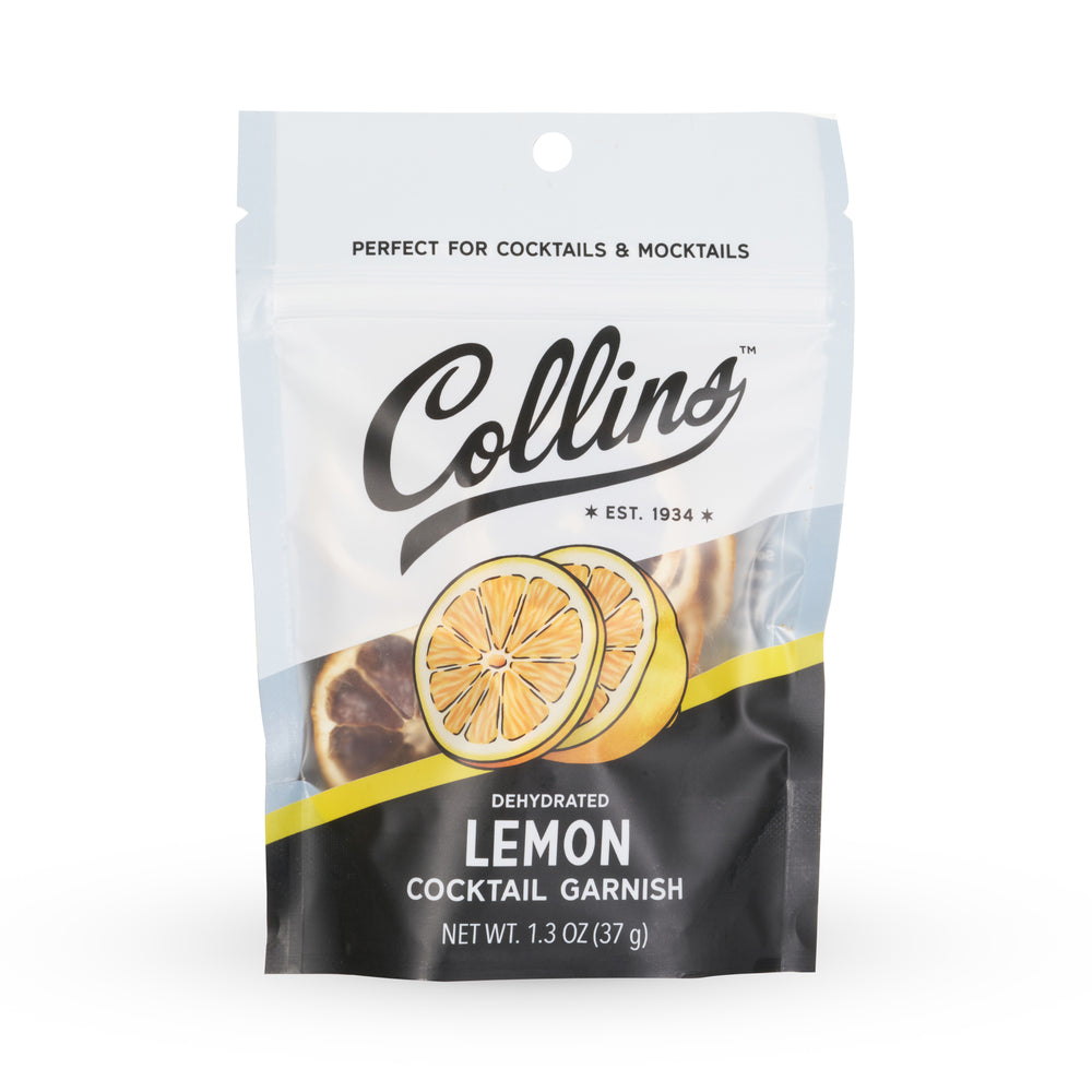 Collins Dehydrated Lemon Cocktail Garnish, 1.3 oz