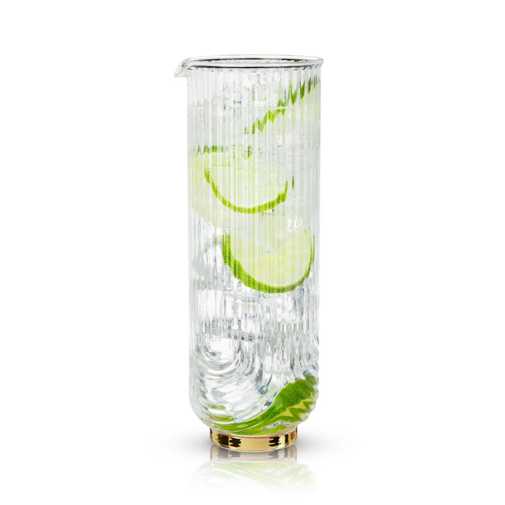 Viski Deco Gatsby Crystal Mixing Glass Carafe