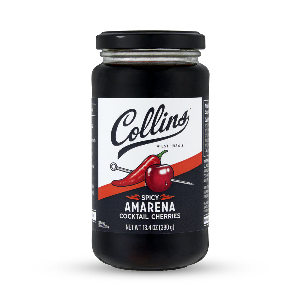 Collins Spicy Amarena Cherries, 13.4 oz