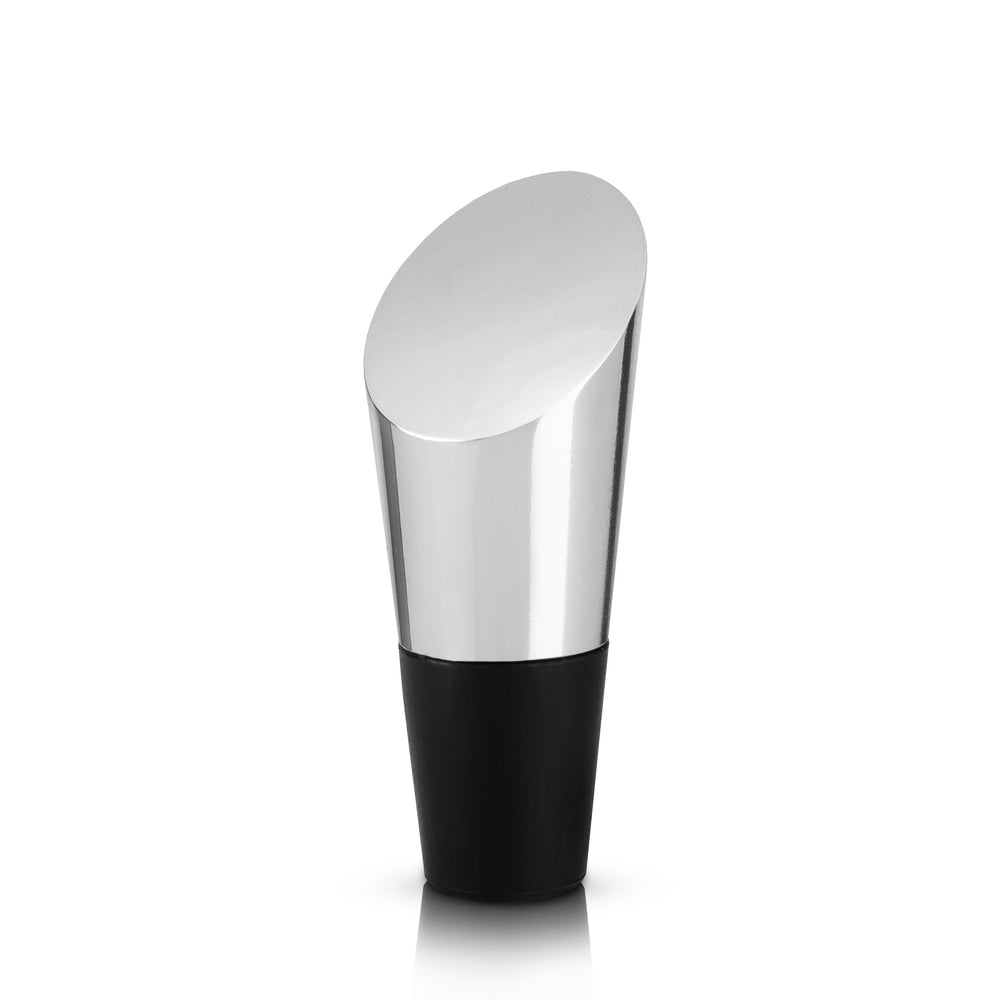 Viski Harrison Heavyweight Bottle Stopper in Stainless Steel