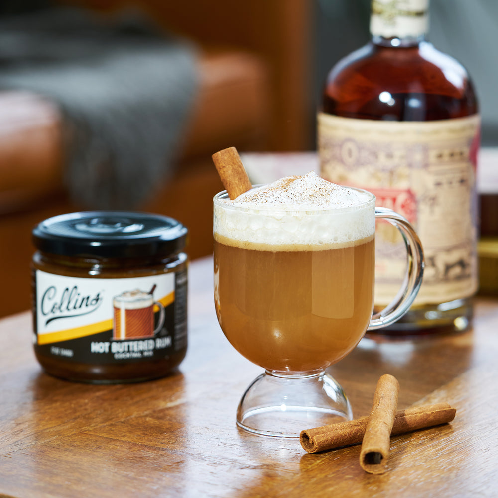 Collins Hot Buttered Rum Mix, 12 oz