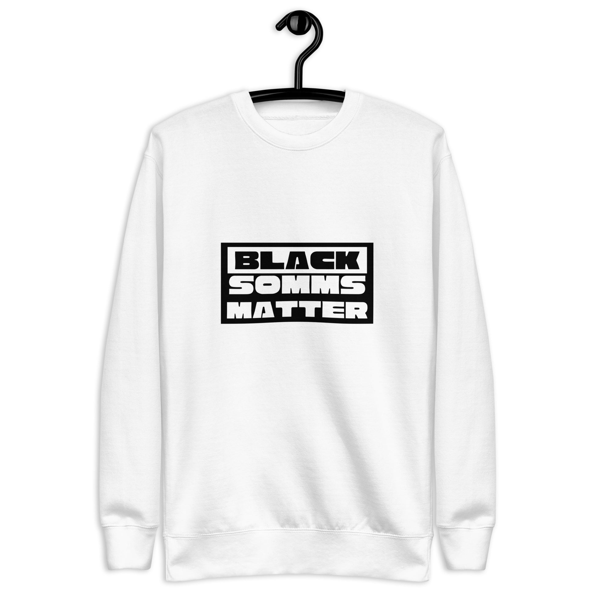 Black Somm Matters Unisex Premium Sweatshirt image 2