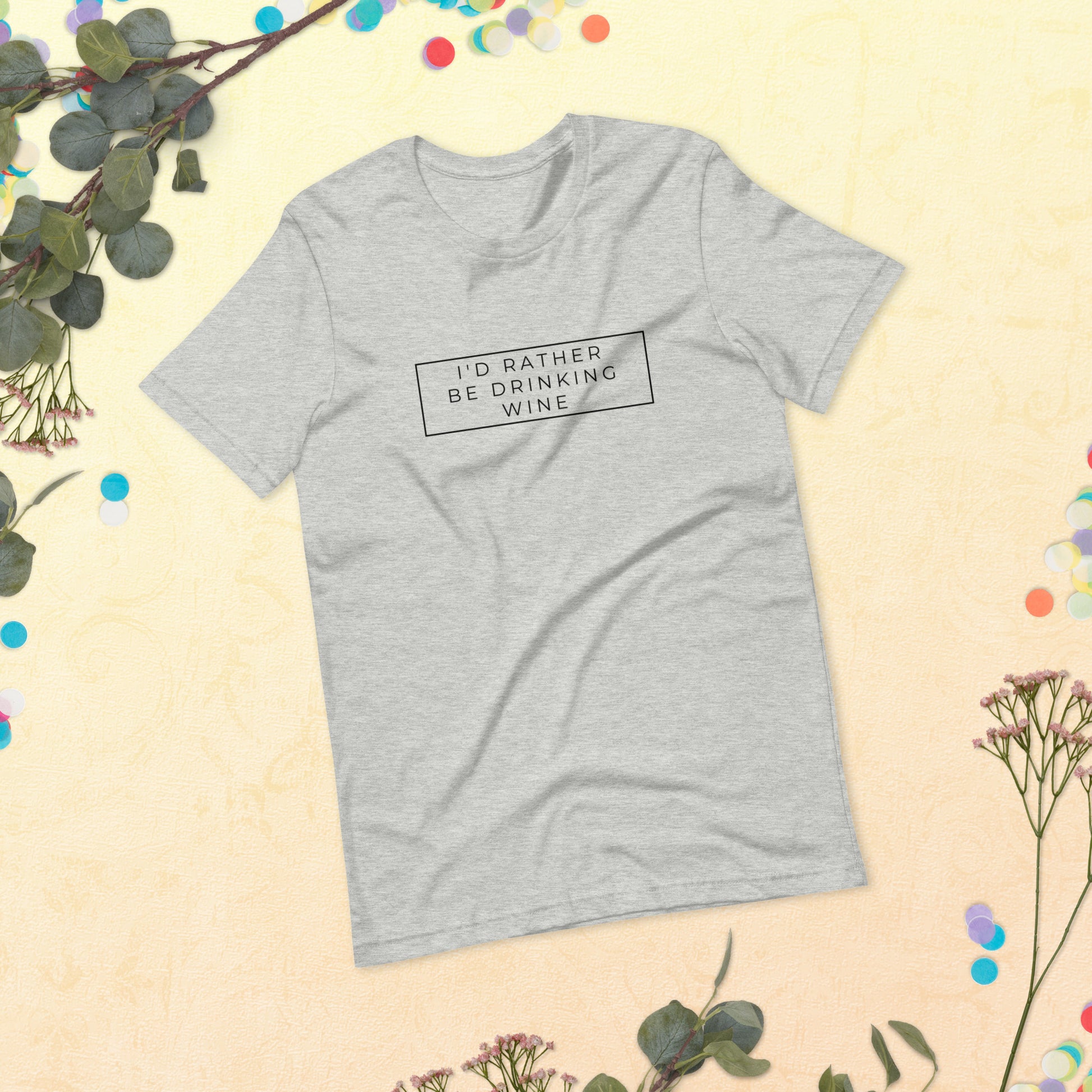 I'd Rather Be Wine Tasting Unisex t-shirt image 4