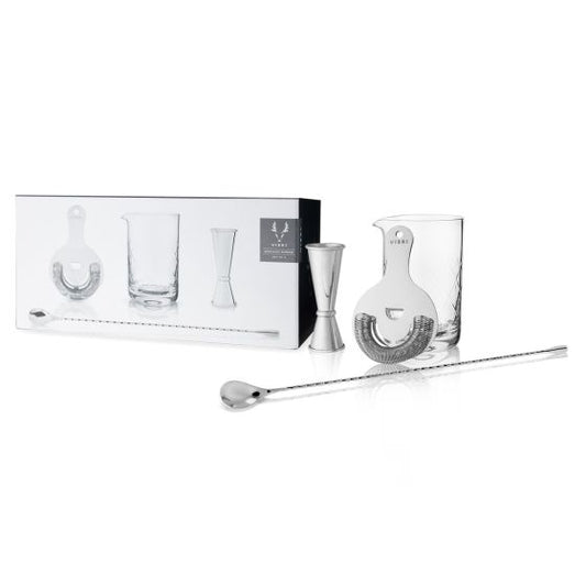 4-Piece Stainless Steel Mixologist Barware Set image 0