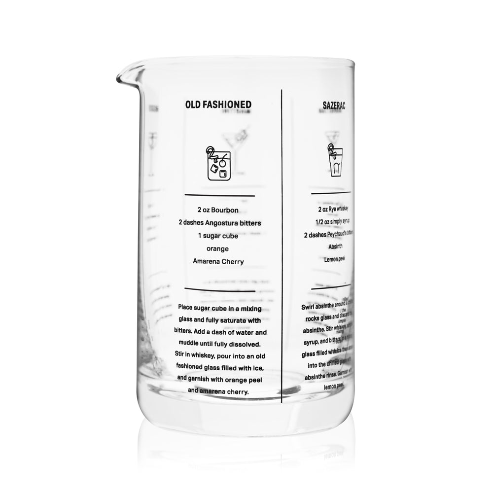 True Recipe Mixing Glass