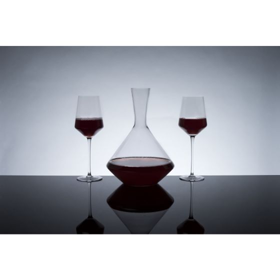 Angled Crystal Bordeaux Glasses by Viski® image 2