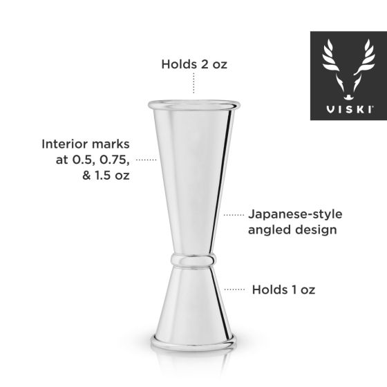 Large Stainless Steel Japanese Style Jigger image 1