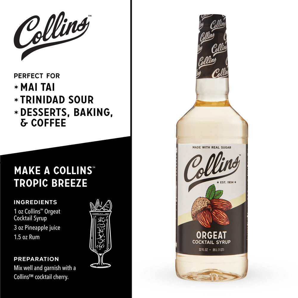 Collins Orgeat Syrup, 32 oz