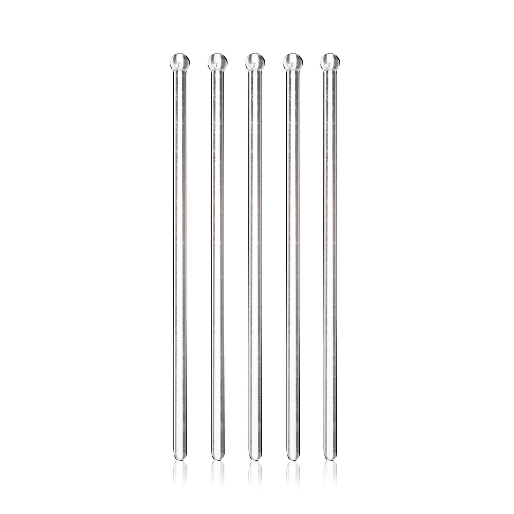 True Cocktail Plastic Stir Sticks in Clear, Set of 25