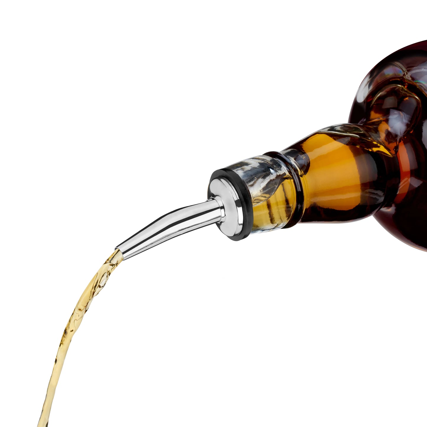 Viski Harrison Liquor Pourer in Stainless Steel