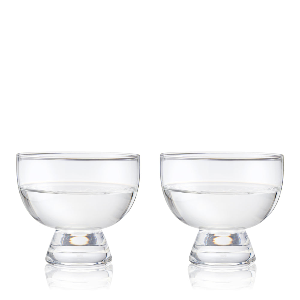 Viski Crystal Mezcal Glasses, Set of 2