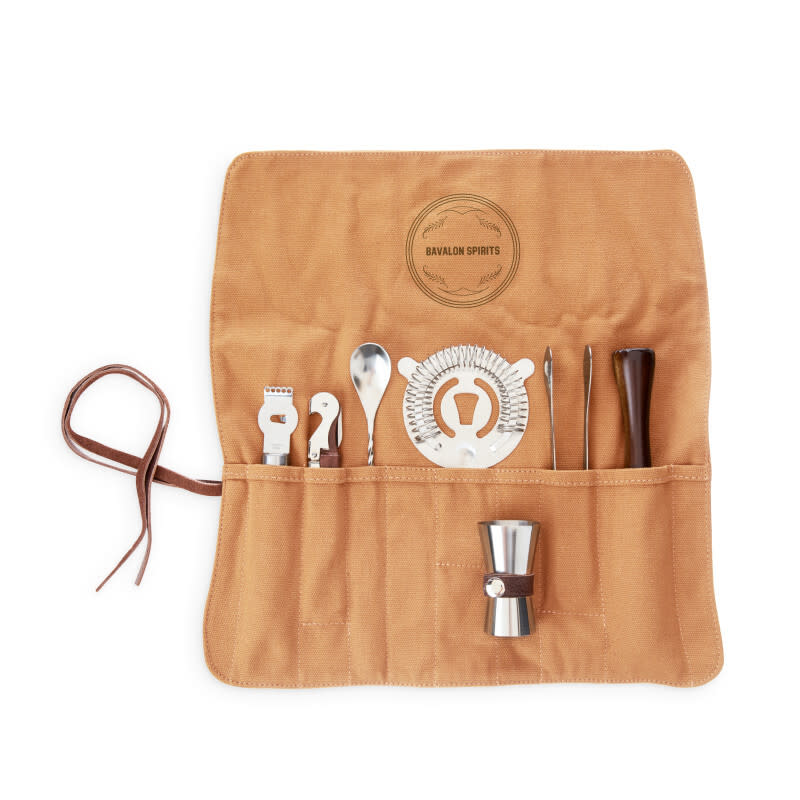 Foster & Rye 7-Piece Travel Cocktail Kit